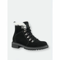 GC SHOES Tinsley Black Lace-Up Bootie Booties