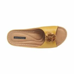 GC SHOES Sydney Yellow Wedge Sandals -GC SHOES Shop unnamed file 1002