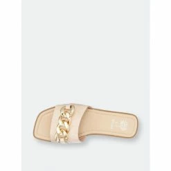GC SHOES Rina Nude Flat Sandals -GC SHOES Shop unnamed file 1007