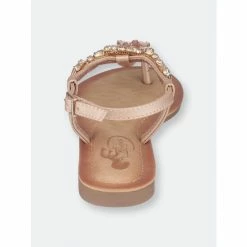 GC SHOES Angie Rose Gold Flat Sandals Rosegold 9 GC SHOES Angie Rose Gold Flat Sandals Rosegold -GC SHOES Shop unnamed file 1015