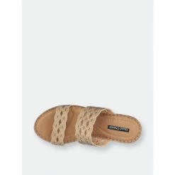 GC SHOES Nicole Gold Wedge Sandals -GC SHOES Shop unnamed file 1021