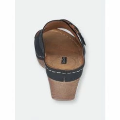 GC SHOES Dorty Black Wedge Sandals -GC SHOES Shop unnamed file 1034