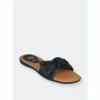 GC SHOES Dani Black Flat Sandals -GC SHOES Shop unnamed file 1048