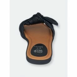 GC SHOES Dani Black Flat Sandals -GC SHOES Shop unnamed file 1050
