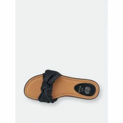 GC SHOES Dani Black Flat Sandals -GC SHOES Shop unnamed file 1051