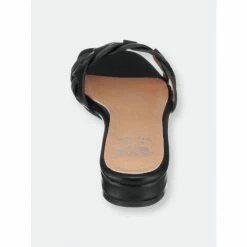 GC SHOES Dana Black Flat Sandals -GC SHOES Shop unnamed file 1086