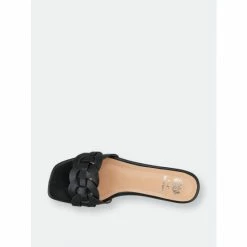 GC SHOES Dana Black Flat Sandals -GC SHOES Shop unnamed file 1087