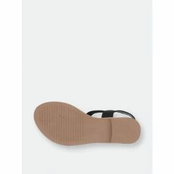 GC SHOES Ariella Black Flat Sandals 11 GC SHOES Ariella Black Flat Sandals -GC SHOES Shop unnamed file 1117