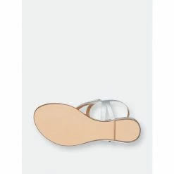 GC SHOES Selena Silver Flat Sandals 11 GC SHOES Selena Silver Flat Sandals -GC SHOES Shop unnamed file 1130