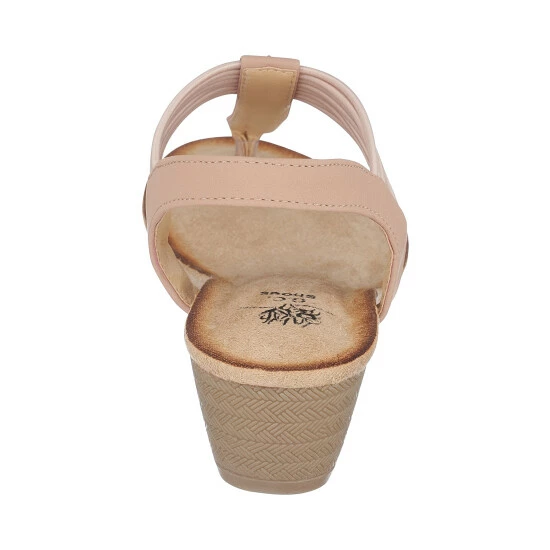 GC SHOES Tori Nude Wedge Sandals 5 GC SHOES Tori Nude Wedge Sandals - Image 3