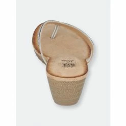 GC SHOES Sia Silver Wedge Sandals 9 GC SHOES Sia Silver Wedge Sandals -GC SHOES Shop unnamed file 1153