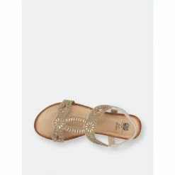 GC SHOES Pelle Gold Wedge Sandals 9 GC SHOES Pelle Gold Wedge Sandals -GC SHOES Shop unnamed file 1159