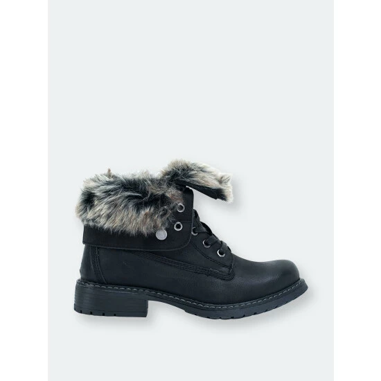 GC SHOES Trudie Black Combat Bootie Boots 4 GC SHOES Trudie Black Combat Bootie Boots - Image 2