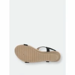 GC SHOES Dua Black Wedge Sandals -GC SHOES Shop unnamed file 1176