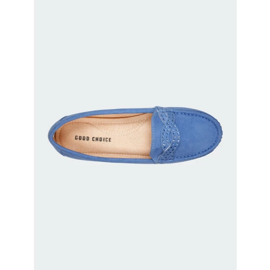 GC SHOES Boston Blue Flat Flats 5 GC SHOES Boston Blue Flat Flats - Image 3