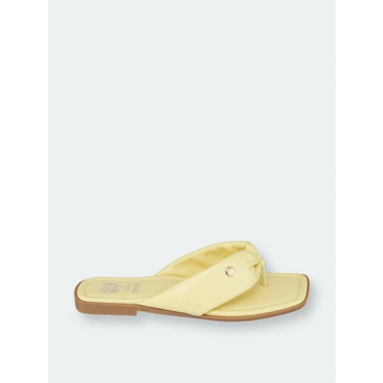 GC SHOES Reid Yellow Flat Sandals 4 GC SHOES Reid Yellow Flat Sandals - Image 2