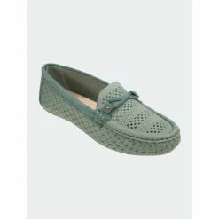 GC SHOES Gardi Green Flat Flats