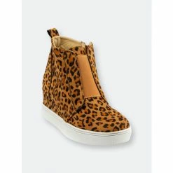 GC SHOES Raja Wedge Leopard Sneaker Sneakers