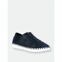 GC SHOES Lex Black Lace-Up Sneakers