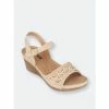 GC SHOES Helen Natural Wedge Sandals -GC SHOES Shop unnamed file 1251