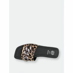 GC SHOES Rina Leopard Flat Sandals -GC SHOES Shop unnamed file 129