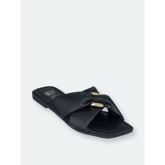 GC SHOES Perri Black Flat Sandals 3 GC SHOES Perri Black Flat Sandals
