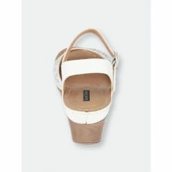 GC SHOES Helen White Wedge Sandals -GC SHOES Shop unnamed file 1313