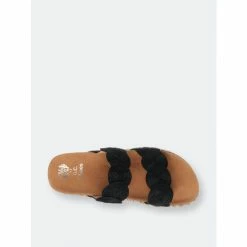 GC SHOES Julian Black Platform Slides Sandals -GC SHOES Shop unnamed file 1318