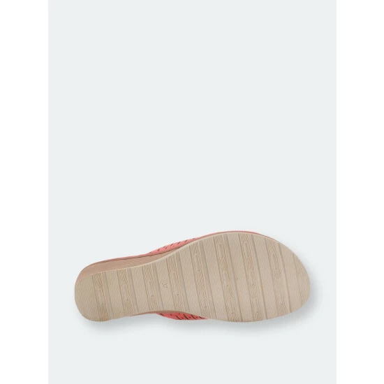 GC SHOES Maddy Red Wedge Sandals 6 GC SHOES Maddy Red Wedge Sandals - Image 4