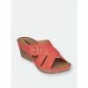GC SHOES Dorty Red Wedge Sandals -GC SHOES Shop unnamed file 1341