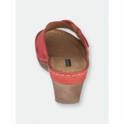 GC SHOES Dorty Red Wedge Sandals -GC SHOES Shop unnamed file 1343