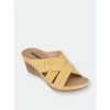 GC SHOES Dorty Yellow Wedge Sandals -GC SHOES Shop unnamed file 1346