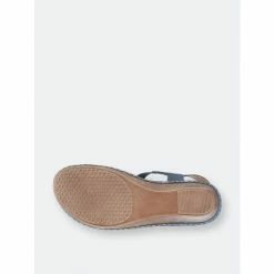 GC SHOES Beck Navy Wedge Sandals -GC SHOES Shop unnamed file 1375