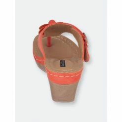 GC SHOES Flora Orange Wedge Sandals 9 GC SHOES Flora Orange Wedge Sandals -GC SHOES Shop unnamed file 1381