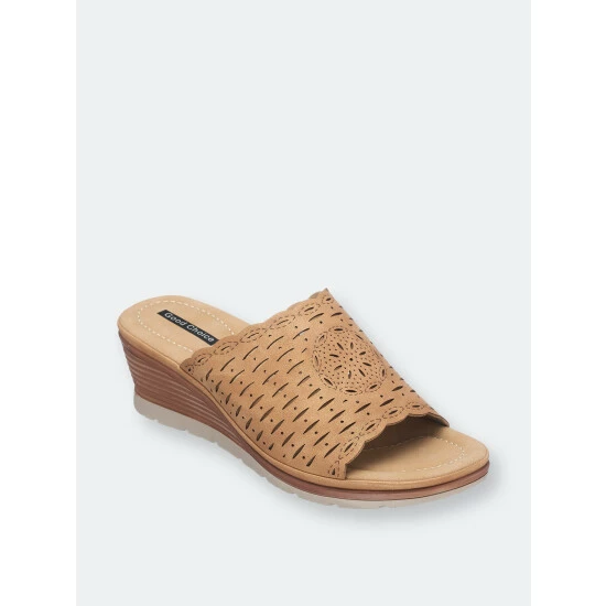 GC SHOES Maddy Tan Wedge Sandals 3 GC SHOES Maddy Tan Wedge Sandals
