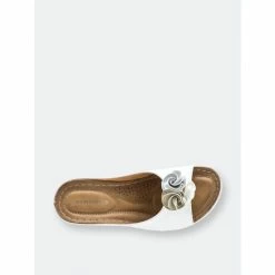GC SHOES Sydney White Wedge Sandals -GC SHOES Shop unnamed file 1395