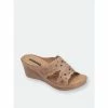 GC SHOES April Bronze Wedge Sandals -GC SHOES Shop unnamed file 1397
