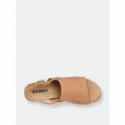 GC SHOES Melody Camel Heeled Sandals -GC SHOES Shop unnamed file 1403