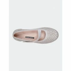 GC SHOES Laurel Silver Mary Jane Flat Flats -GC SHOES Shop unnamed file 1422