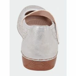 GC SHOES Laurel Silver Mary Jane Flat Flats -GC SHOES Shop unnamed file 1423