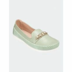 GC SHOES Aida Olive Flat Flats