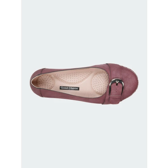 GC SHOES Byron Burgundy Flat Sandals Flats 5 GC SHOES Byron Burgundy Flat Sandals Flats - Image 3