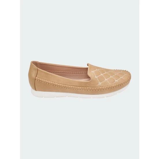 GC SHOES Soria Tan Flat Sandals Flats 4 GC SHOES Soria Tan Flat Sandals Flats - Image 2