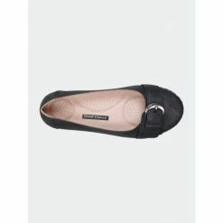 GC SHOES Byron Black Flat Sandals Flats -GC SHOES Shop unnamed file 1482