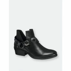 GC SHOES Elisa Black Ankle Booties