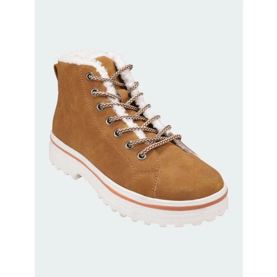 GC SHOES Justine Lace-Up Cognac Bootie Booties 3 GC SHOES Justine Lace-Up Cognac Bootie Booties