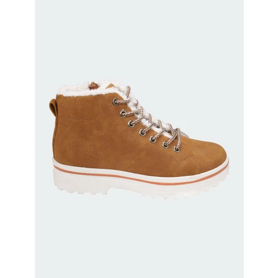GC SHOES Justine Lace-Up Cognac Bootie Booties 4 GC SHOES Justine Lace-Up Cognac Bootie Booties - Image 2