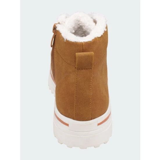 GC SHOES Justine Lace-Up Cognac Bootie Booties 6 GC SHOES Justine Lace-Up Cognac Bootie Booties - Image 4