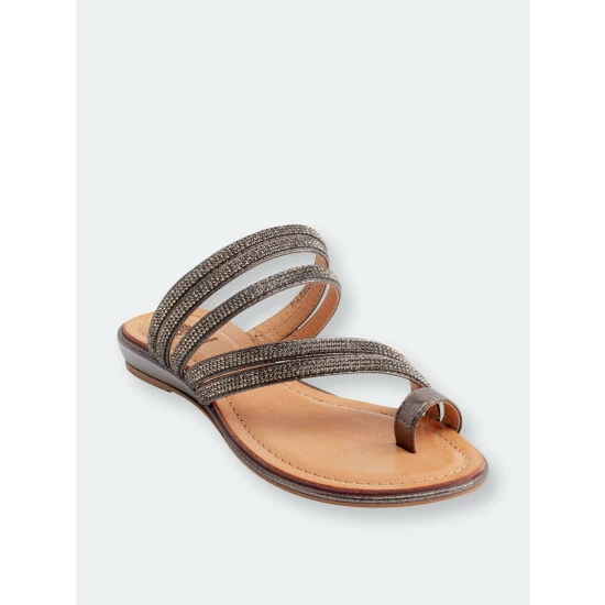 GC SHOES Harmonie Black Flat Sandals 3 GC SHOES Harmonie Black Flat Sandals