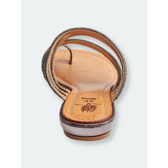 GC SHOES Harmonie Black Flat Sandals 5 GC SHOES Harmonie Black Flat Sandals - Image 3